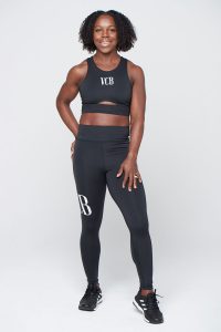 VCB Fit Black Sports Bra