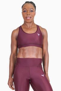 Maroon Sports Bra