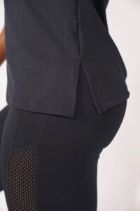 VCB Power Mesh Black T Shirt