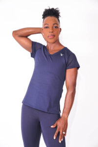 VCB Power Mesh Navy T Shirt