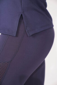 VCB Power Mesh Navy T Shirt