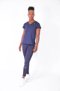 VCB Power Mesh Navy T Shirt